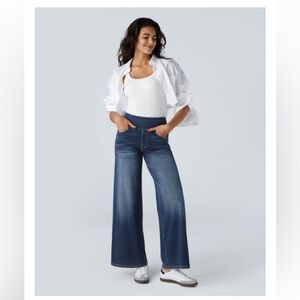 HALARA Flex High Waisted Wide Leg Jeans